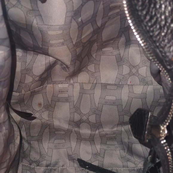 Aimee Kestenberg Black Pebbled Leather Hobo Bag - Picture 12 of 14